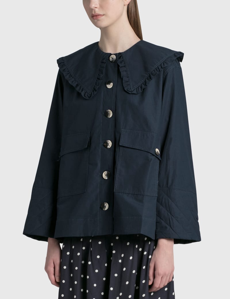 Ganni - Cotton Canvas Jacket | HBX - Globally Curated