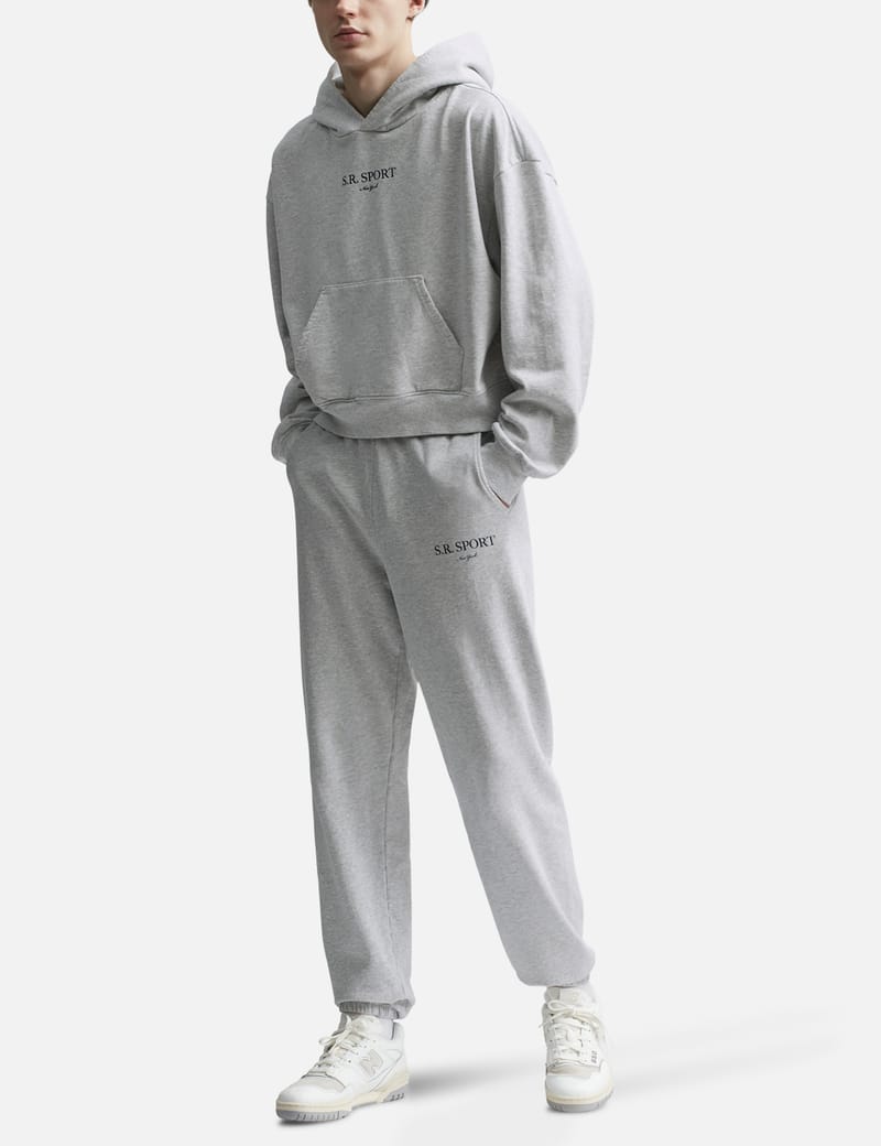 ★Sporty & Rich★SR スウェットパンツ Sporty & Rich S.R. パンツ Sport スウェットパンツ | ブラック