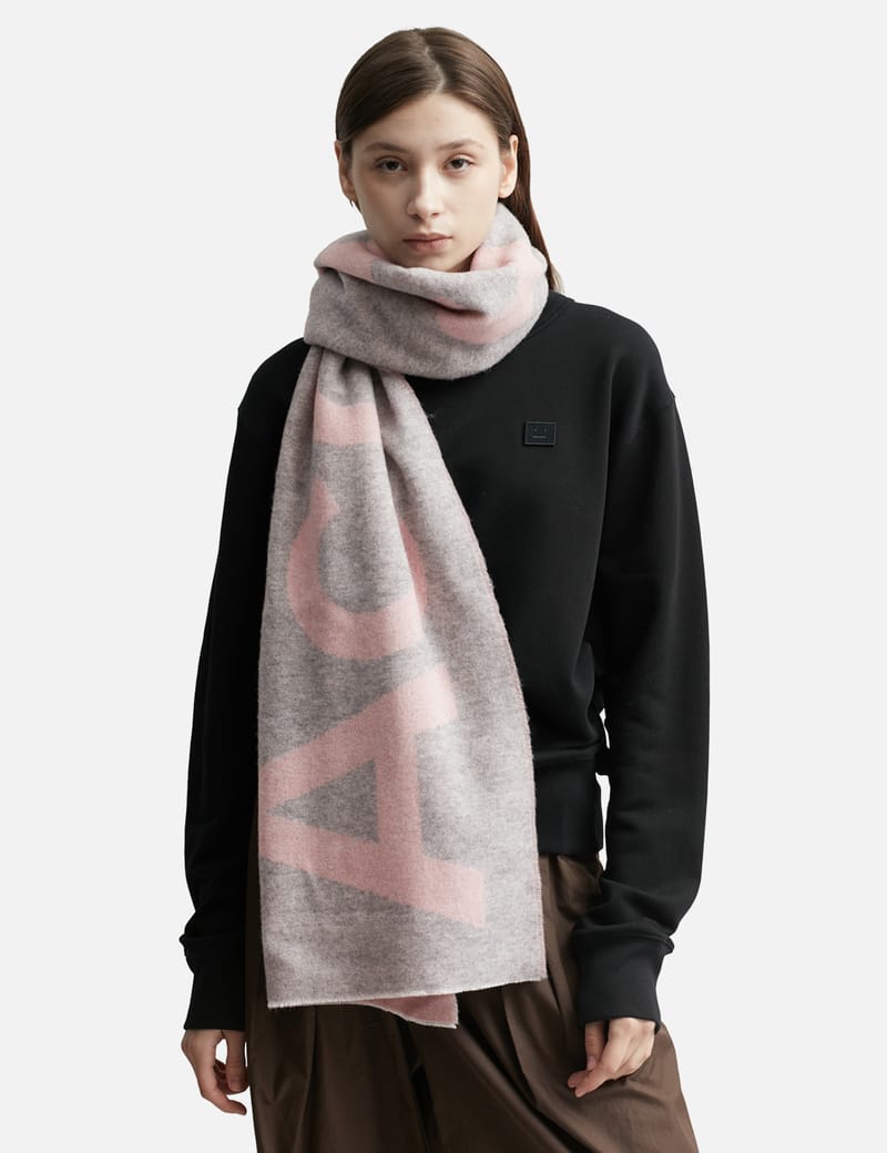 Acne Studios - Logo Jacquard Scarf | HBX - Globally Curated