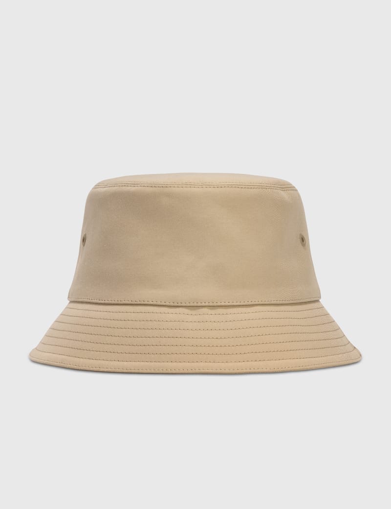 Burberry - Embroidered Logo Cotton Bucket Hat | HBX