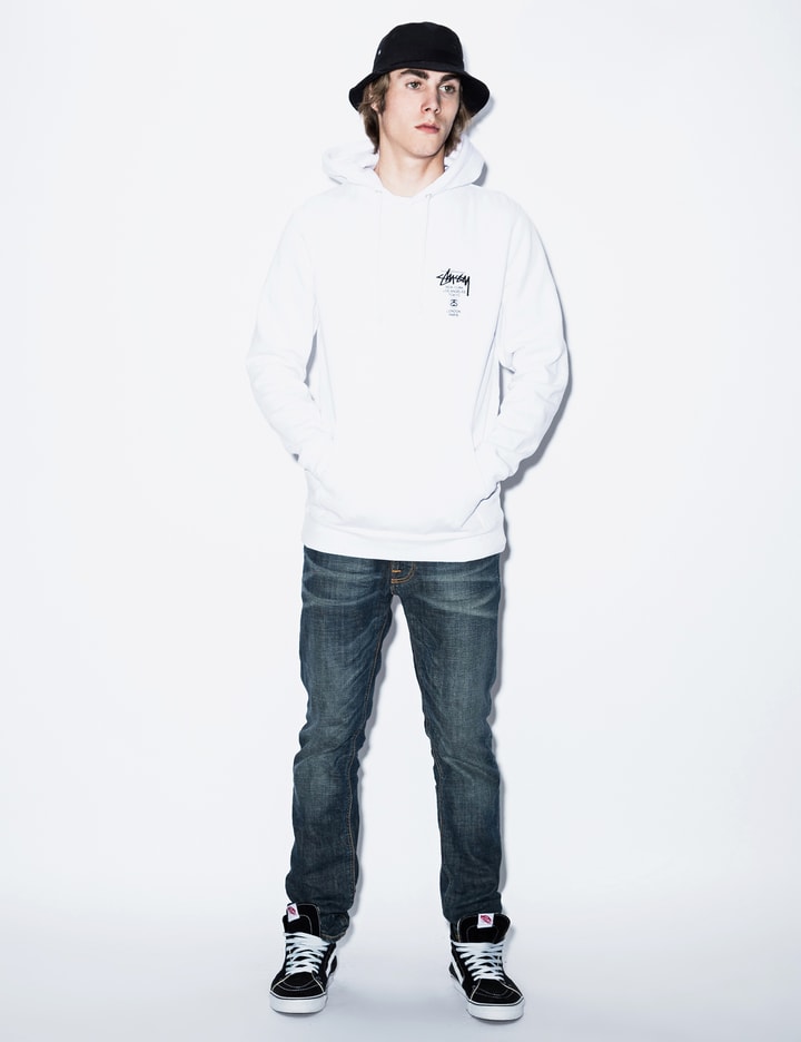Stüssy White World Tour Hoodie HBX Globally Curated Fashion and
