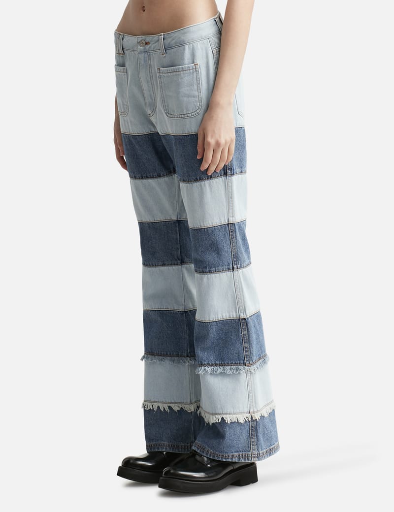Andersson Bell - Mahina Blocking Patchwork Jeans | HBX