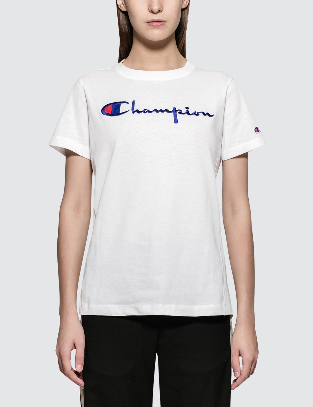 Champion Reverse Weave - Crewneck Short Sleeve T-shirt | HBX - Globally ...