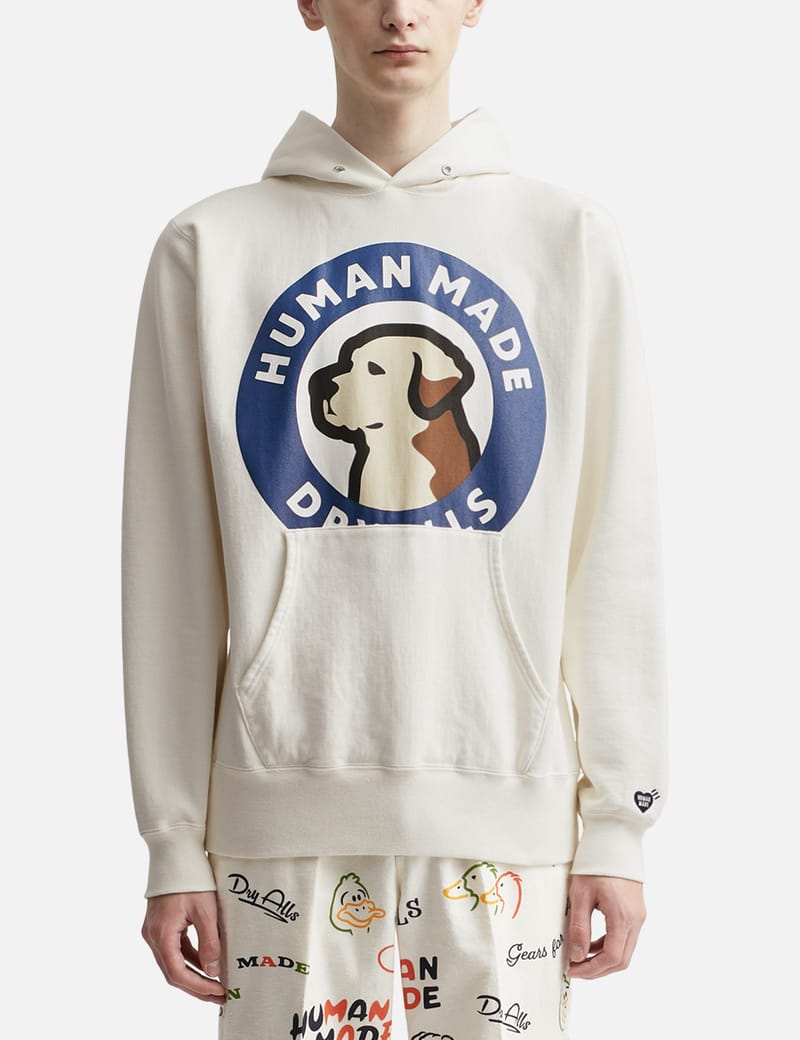 Human Made Heavyweight Hoodie #2 In White | ModeSens