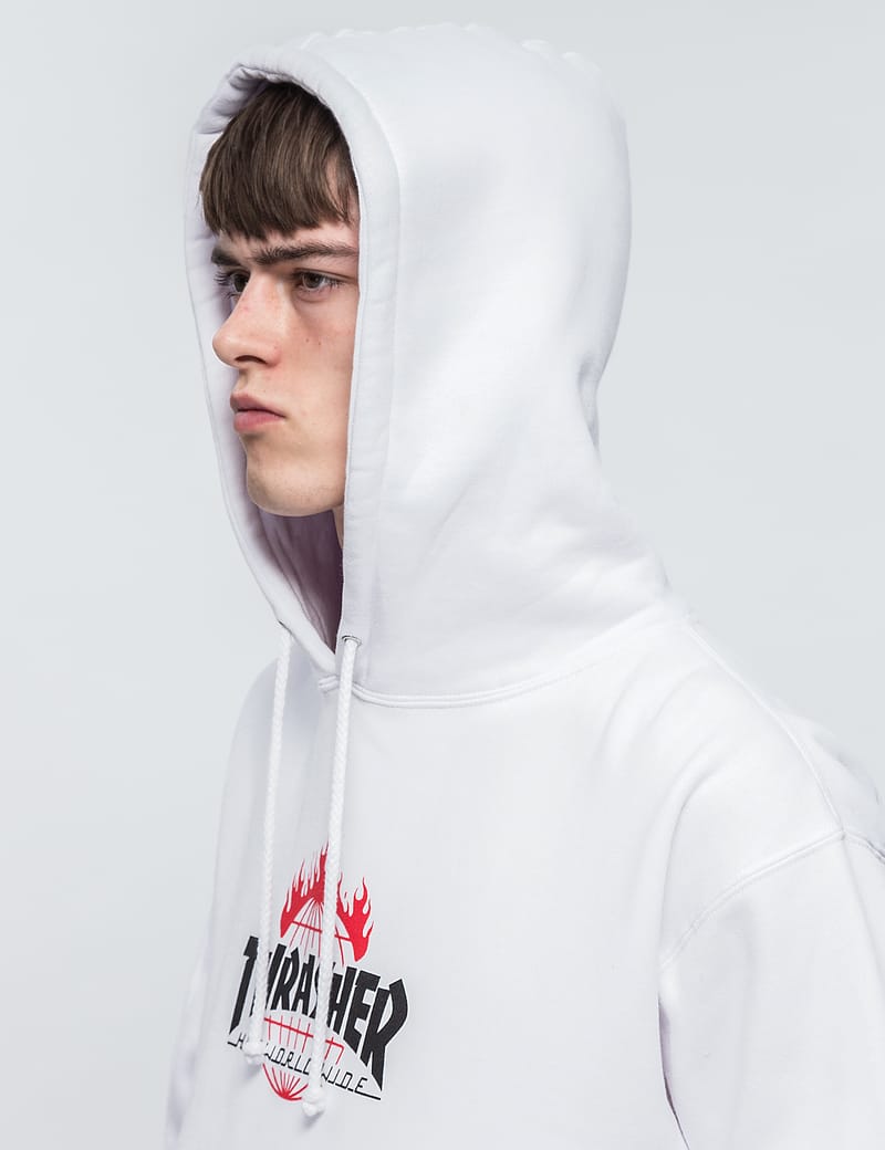 Huf x thrasher tour de store stoops hoodie