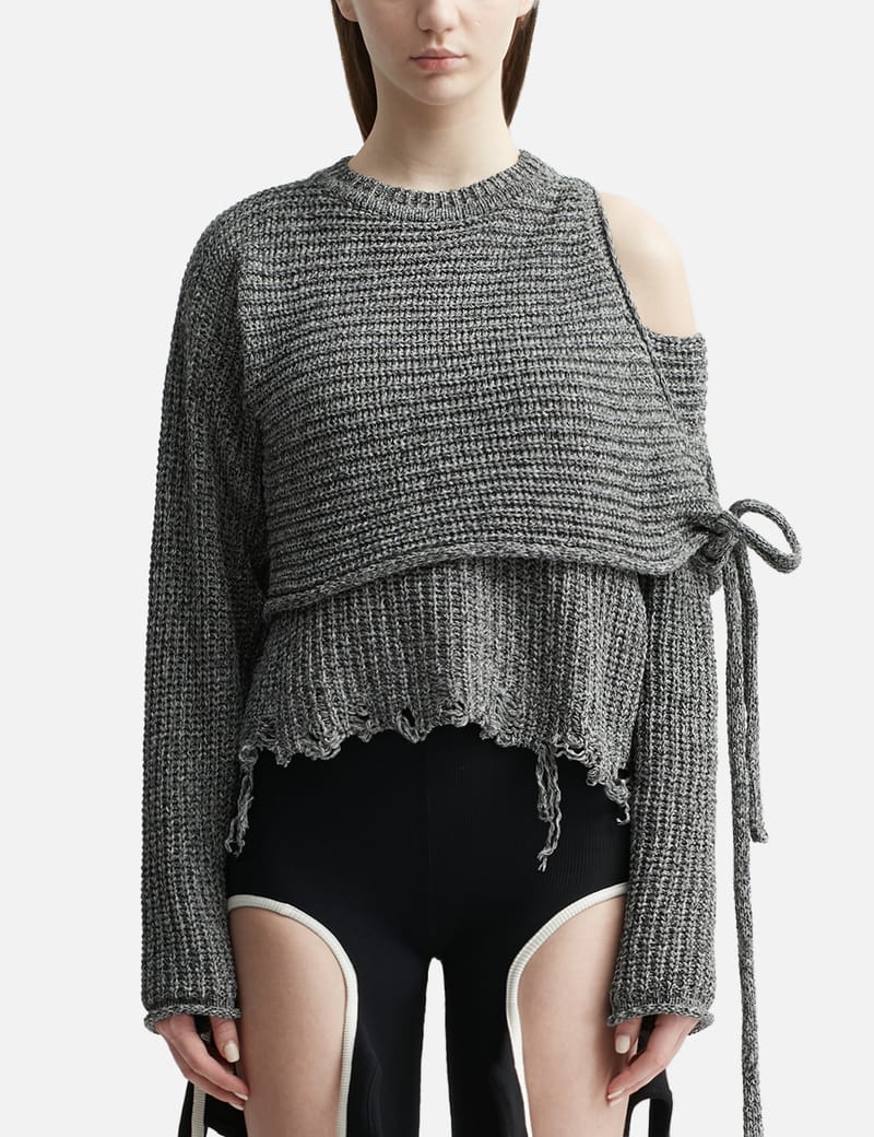 Ottolinger - WRAP KNIT SWEATER | HBX - Globally Curated Fashion