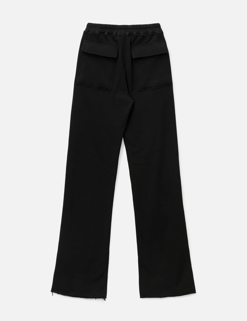 Rick Owens Dietrich Drawstring Pants - Black cotton poplin