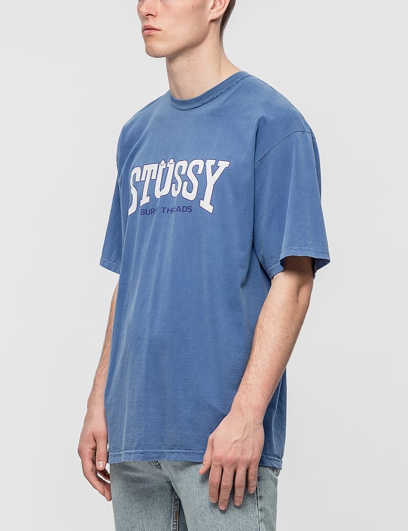 Stüssy - Burly Threads Pigment Dyed T-Shirt | HBX - Globally