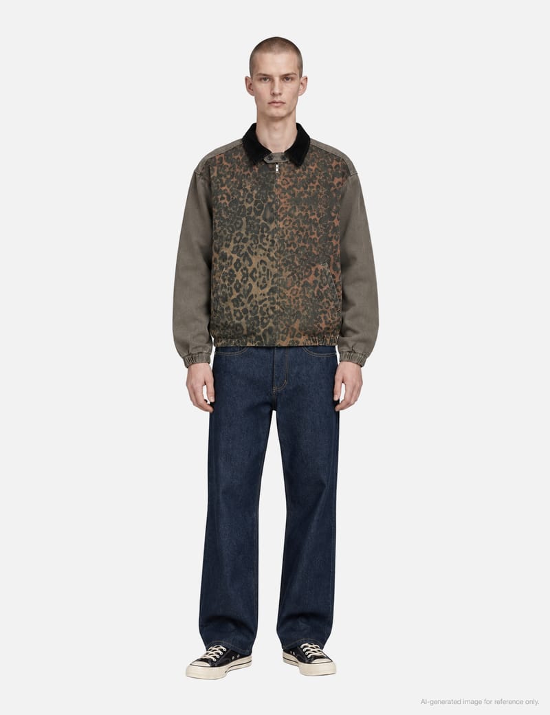 Basketcase Zombie Waxed Straight Leg Denim - ワックス加工の黒