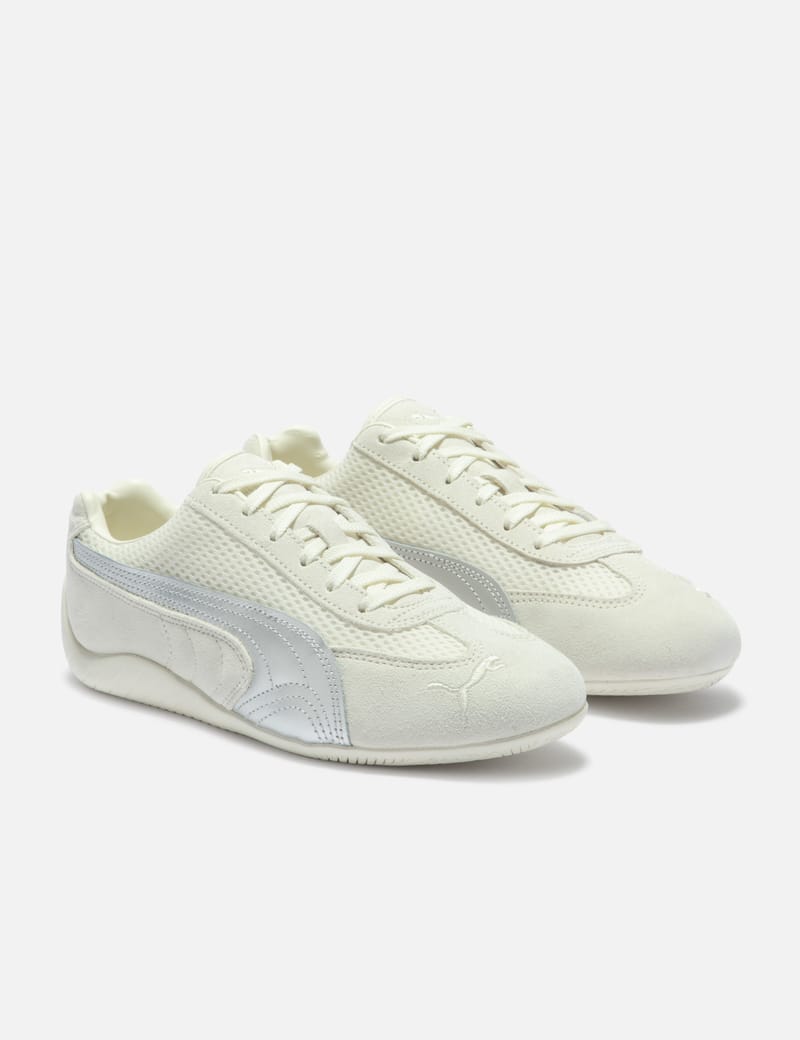 ★ PUMA★ Speedcat Premium Ivory Matte Silver 40390201 4039 PUMA Speedcat Premium Frosted Ivory-Matte Silver (40390201)