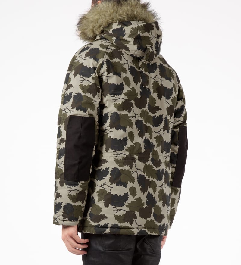 Carhartt Work In Progress - Camo Mitchell/Black Trapper Parka