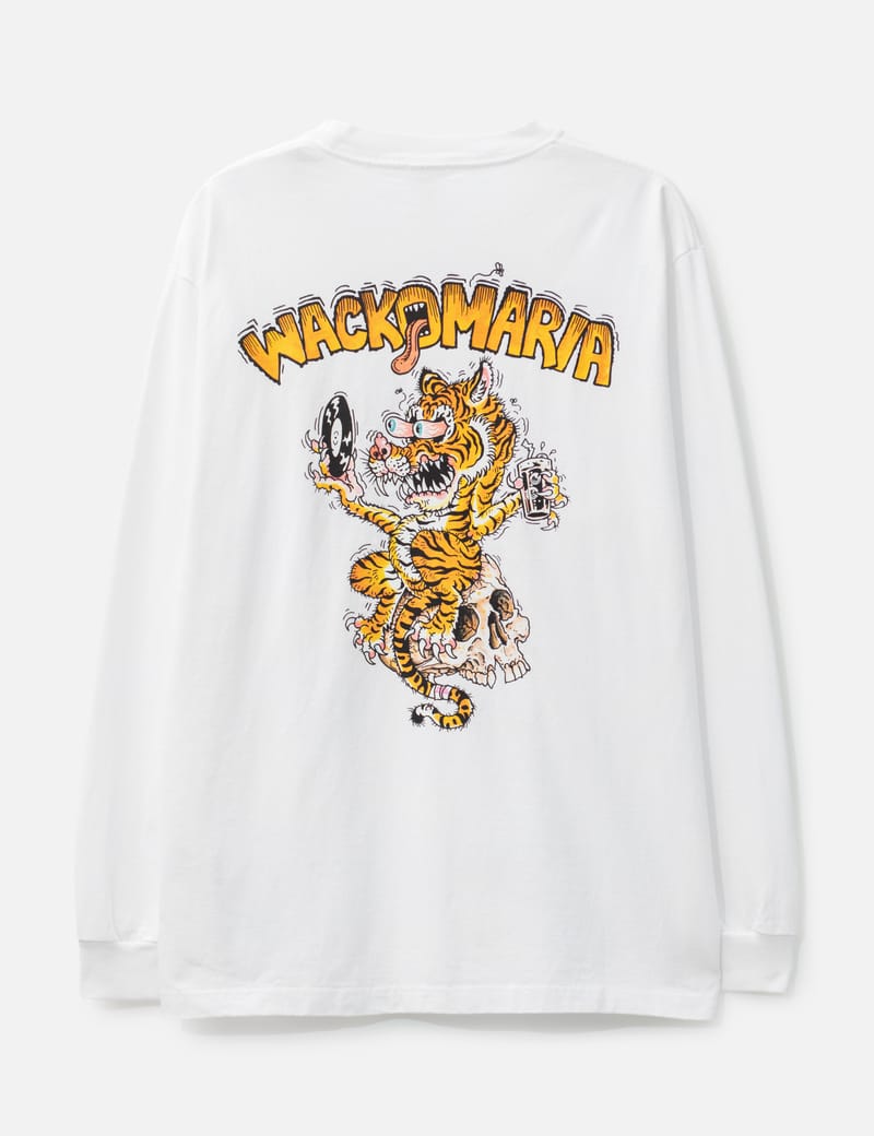 トップス TIM LEHI WASHED HEAVY WEIGHT T-SHIRT WACKO MARIA Tim Lehi / Washed Heavy Weight Crewneck Long Sleeves T