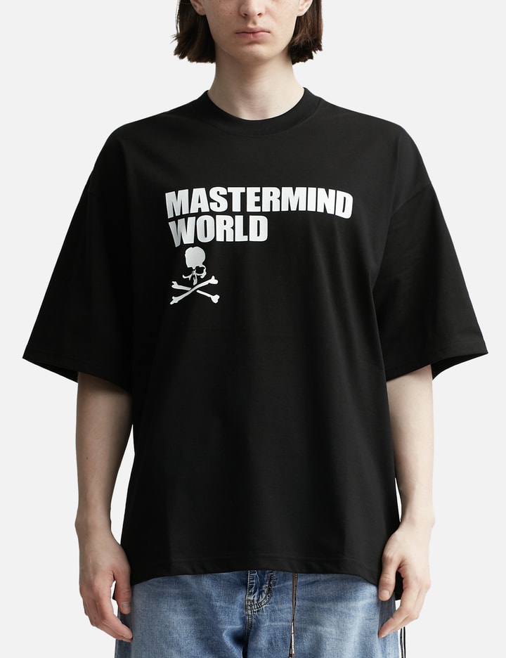 MASTERMIND Boxy Fit '39' Distressed Patch Tee