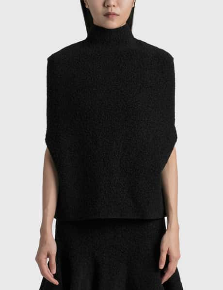JIL SANDER Cape poncho outer J01TH0102 J65004 Navy 34