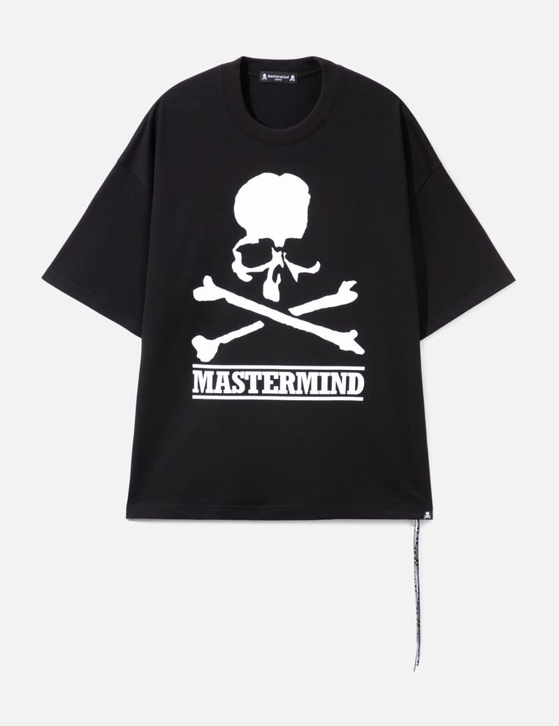 Mastermind Japan Boxy Bold Logo SS Tee - Premium black cotton
