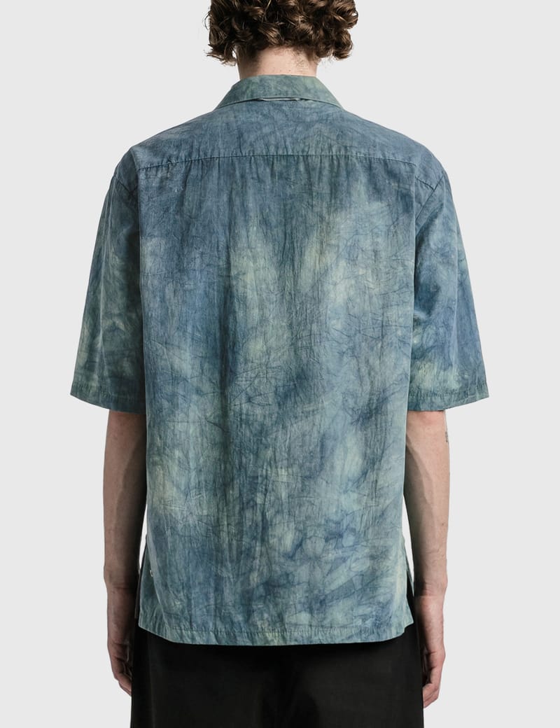 NULABEL CM1Y0K42 - Garment Dyed Open Collar Shirt | HBX - Globally
