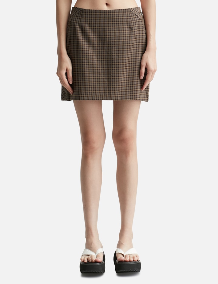 MSCHF - CHECKERED MINI SKIRT | HBX - Globally Curated Fashion and ...