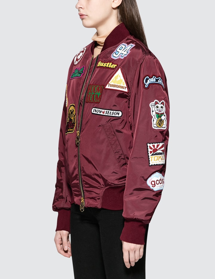 GCDS - Patch Bomber Jacket | HBX - Globally Curated Fashion and ...