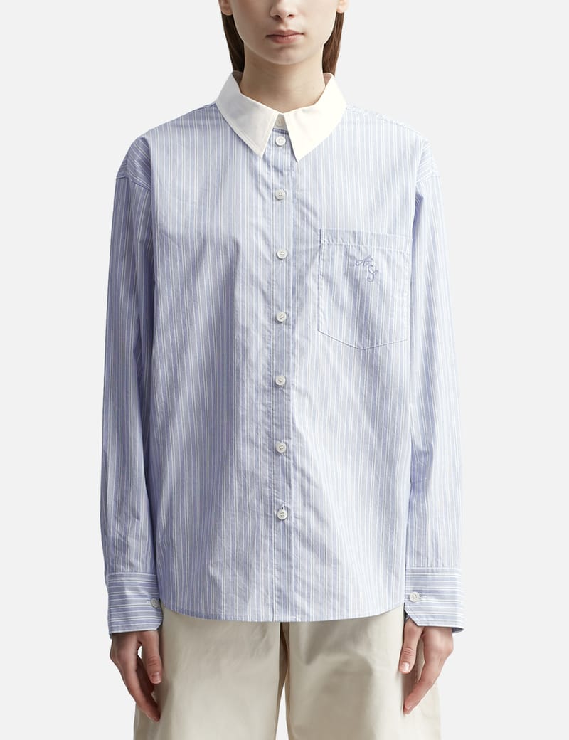 Acne Studios - Striped Cotton Shirt | HBX - Globally Curated