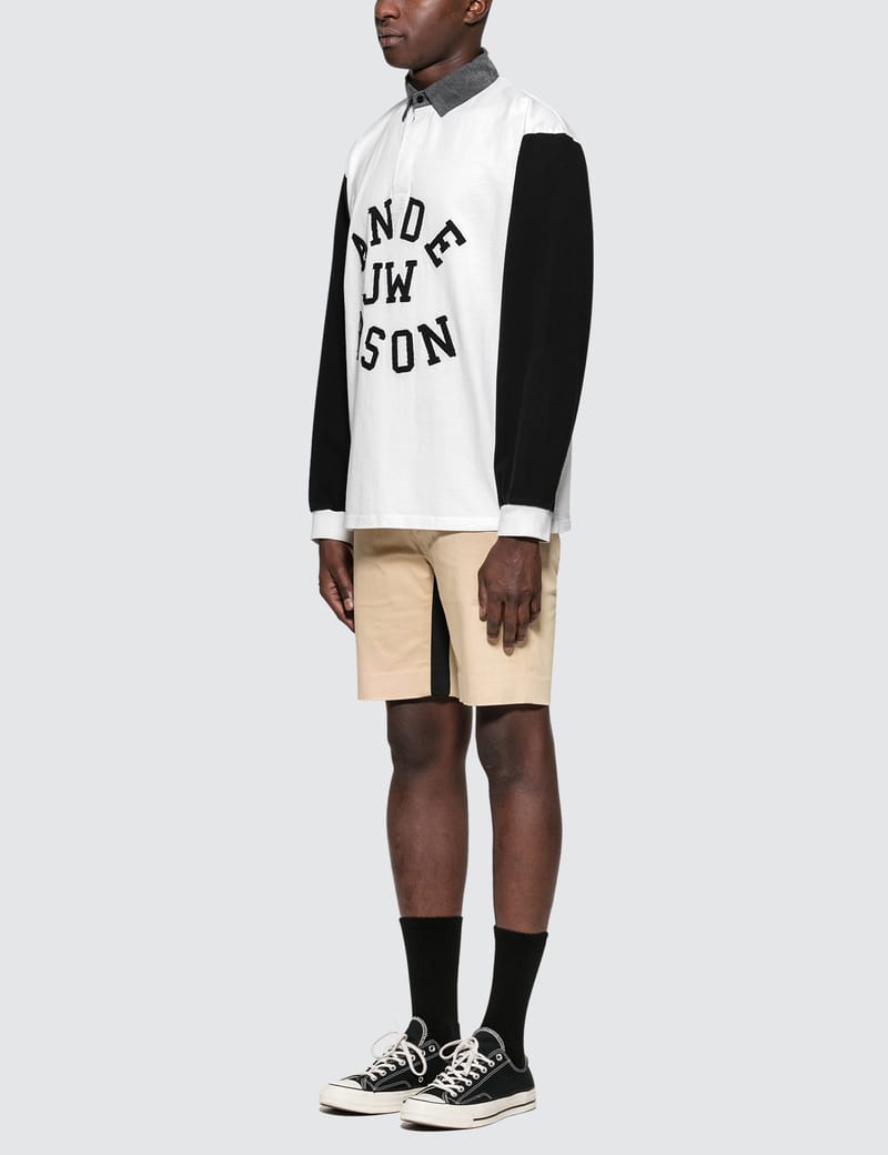 JW Anderson - Rugby Long Sleeve Polo | HBX - Globally