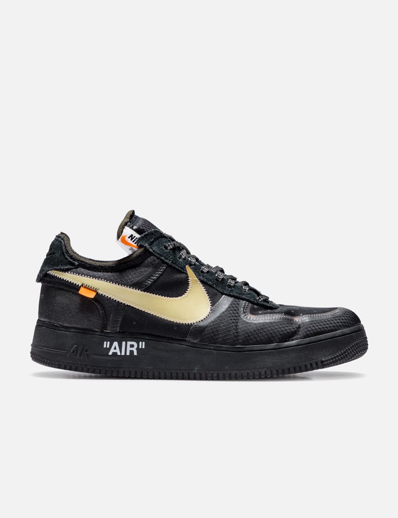 Off white air force 1 black sale