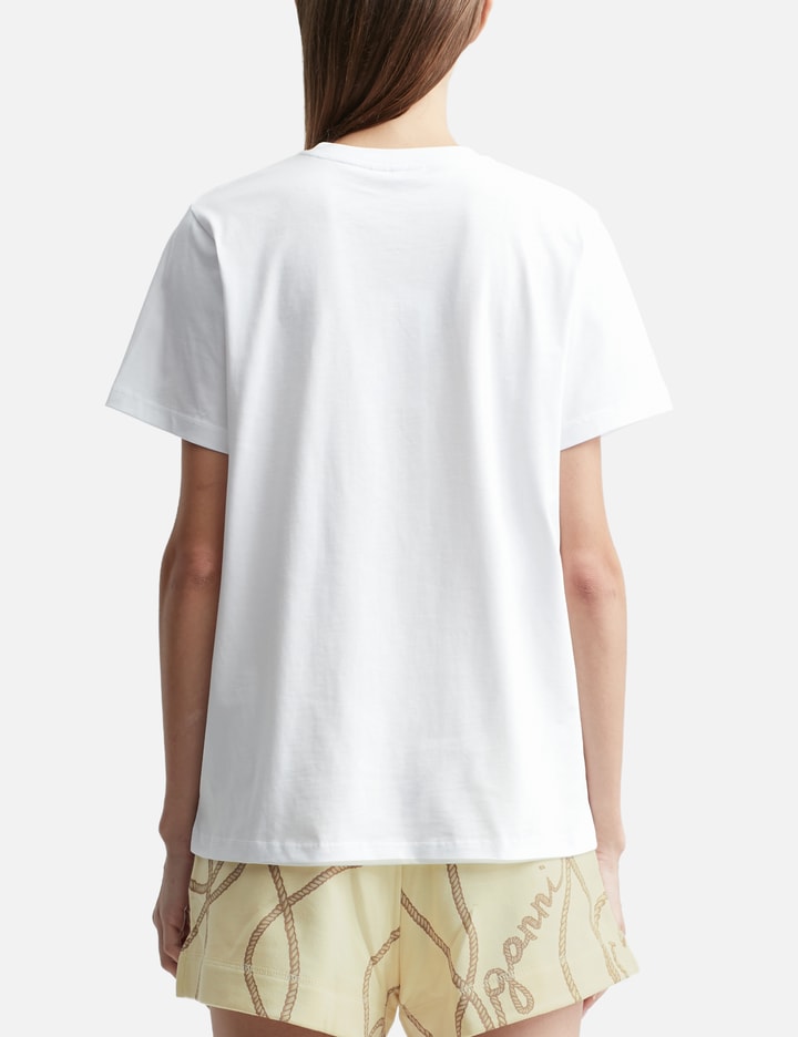 Ganni - Relaxed Peach T-Shirt | HBX - Globally Curated Fashion and ...