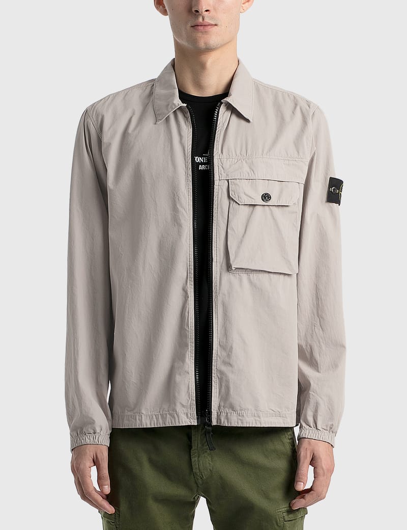 Stone Island - Zip Overshirt Jacket | HBX - Globally Curated