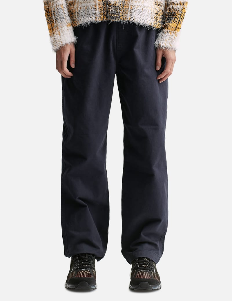 Stussy　ブラッシュドビーチパンツ　 ネイビー Mサイズ Stüssy - ブラッシュド ビーチパンツ | HBX - ハイプビースト