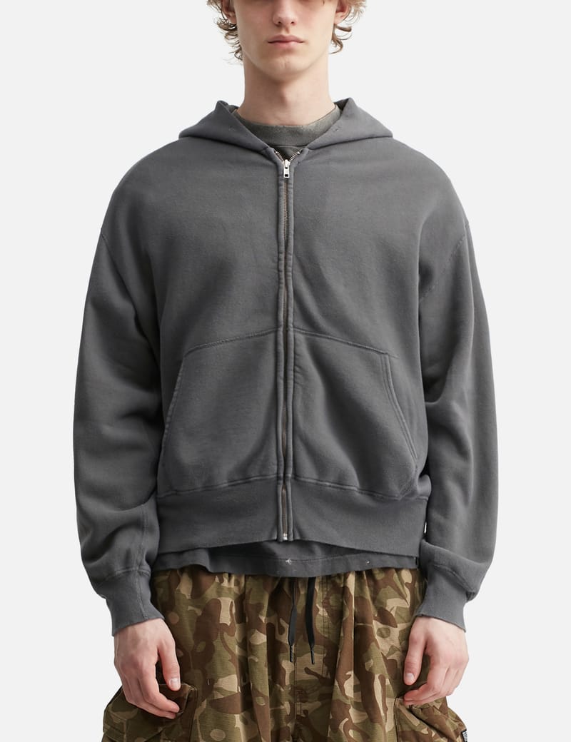トップス Unlikely Raglan Zip Hoodie Unlikely Unlikely Raglan Zip Hoodie - Vintage-washed, relaxed