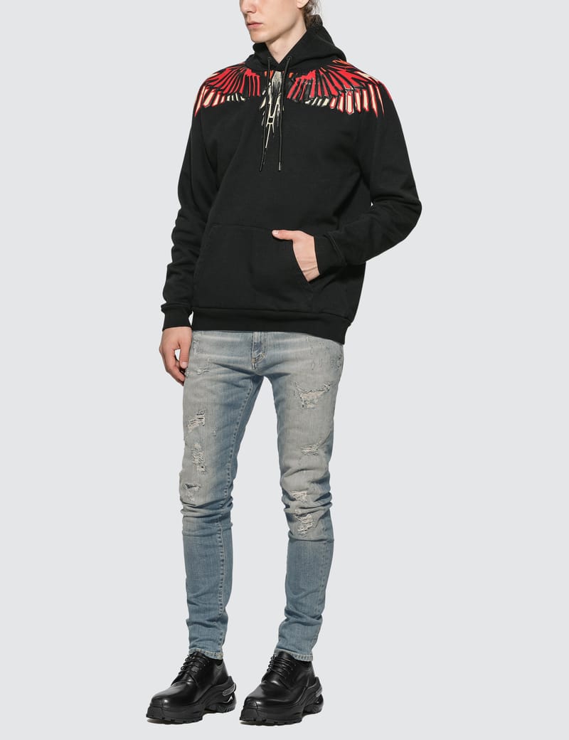 Marcelo Burlon - Geometric Wings Hoodie | HBX