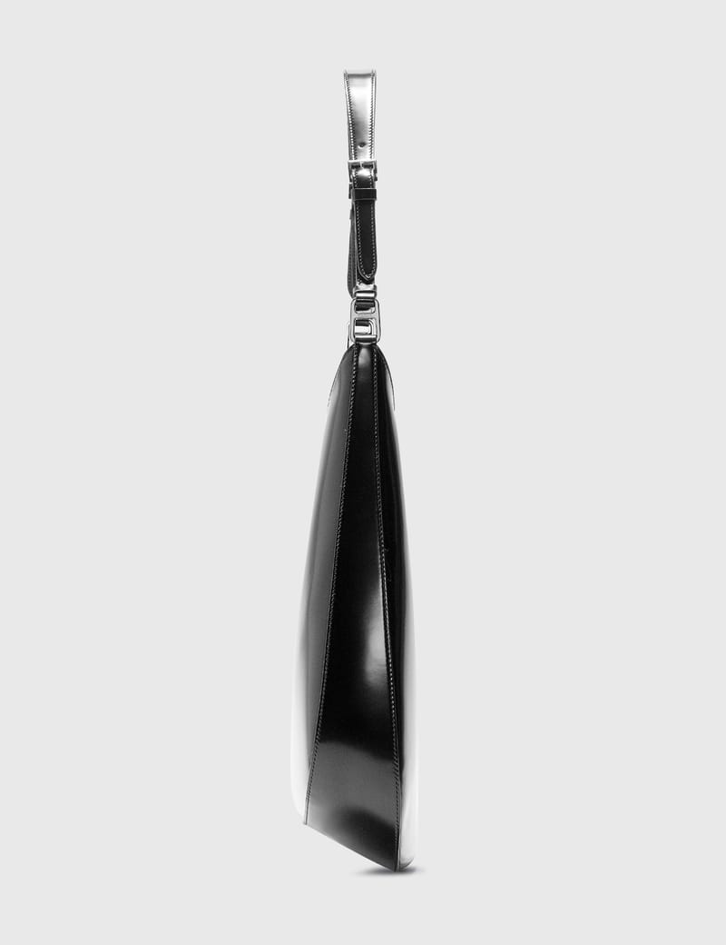 【PRADA】クレオ ブラッシュドレザー ショルダーバッグ ブラック Prada - クレオ ブラッシュドレザー ショルダーバッグ | HBX