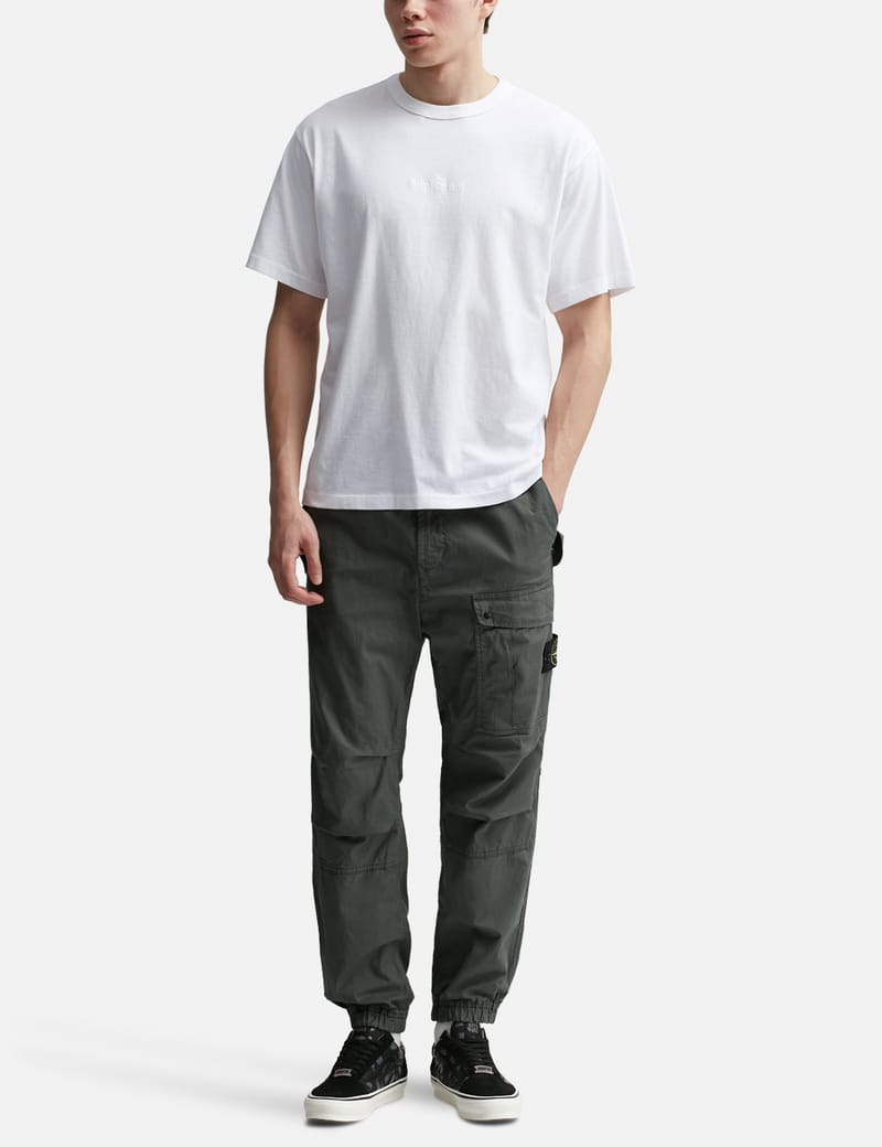 Stone Island - Embroidered Logo T-shirt | HBX - Globally