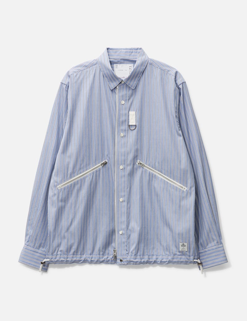 Sacai - Thomas Mason Cotton Poplin Shirt | HBX - Globally Sacai - Thomas Mason Cotton Poplin Shirt | HBX - Globally