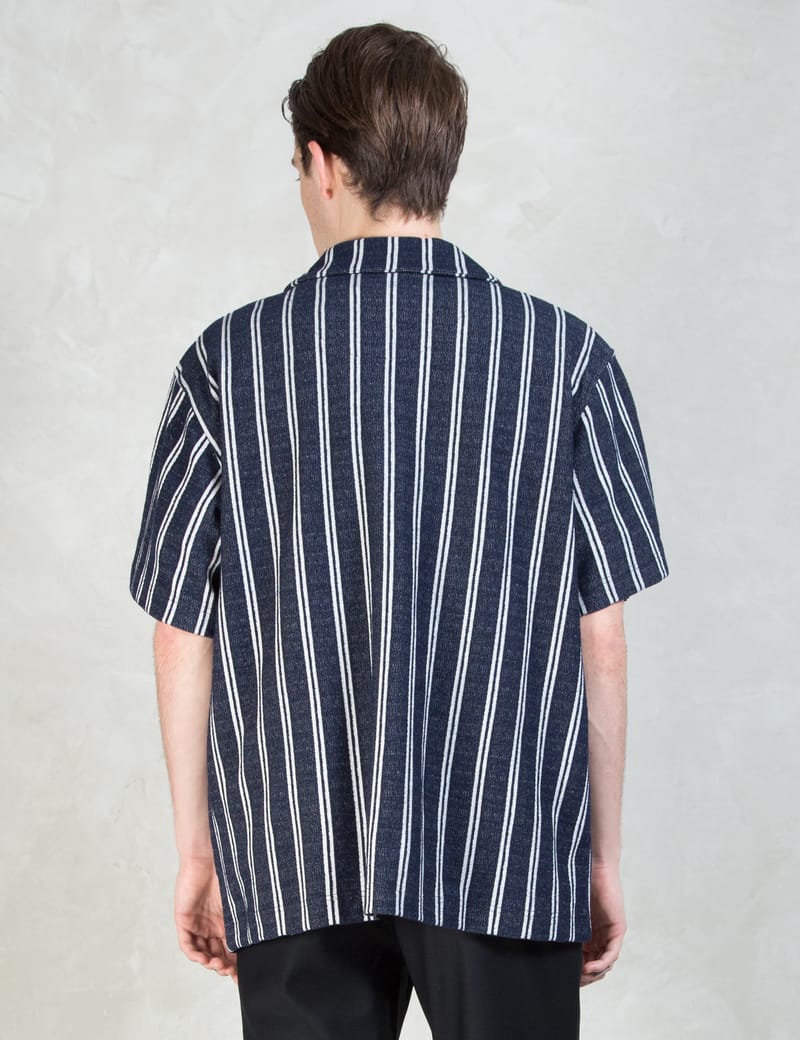 XANDER ZHOU - Tai Chi Print Stripes S/S Shirt | HBX - Globally