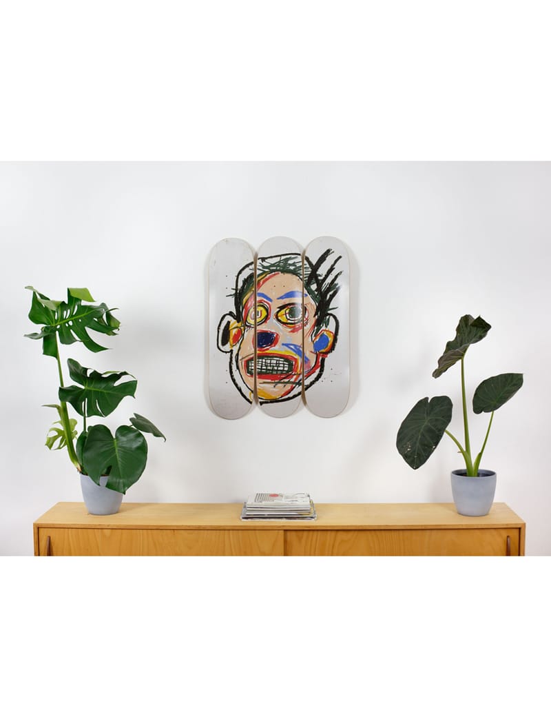 THE SKATEROOM バスキア スケートデッキ Amazon.co.jp: Skateboard スケートボード スケボー デッキ BASQUIAT