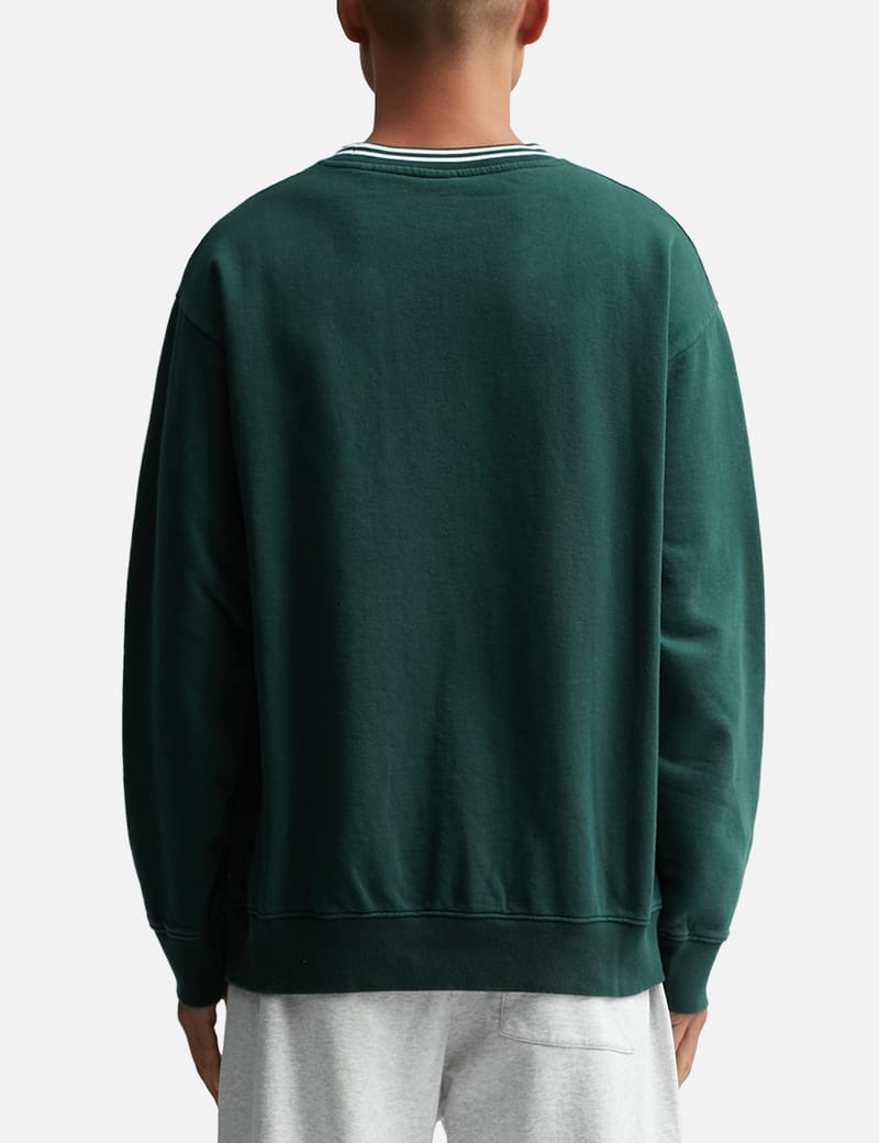 Sporty&Rich｜ (League Crewneck - Forest (ST045505634GR10 Sporty & Rich Yankees League Unisex Sweatshirt Green