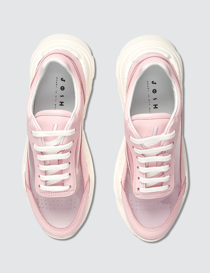 Joshua Sanders - Zenith Pink PVC Sneakers | HBX - Globally Curated ...