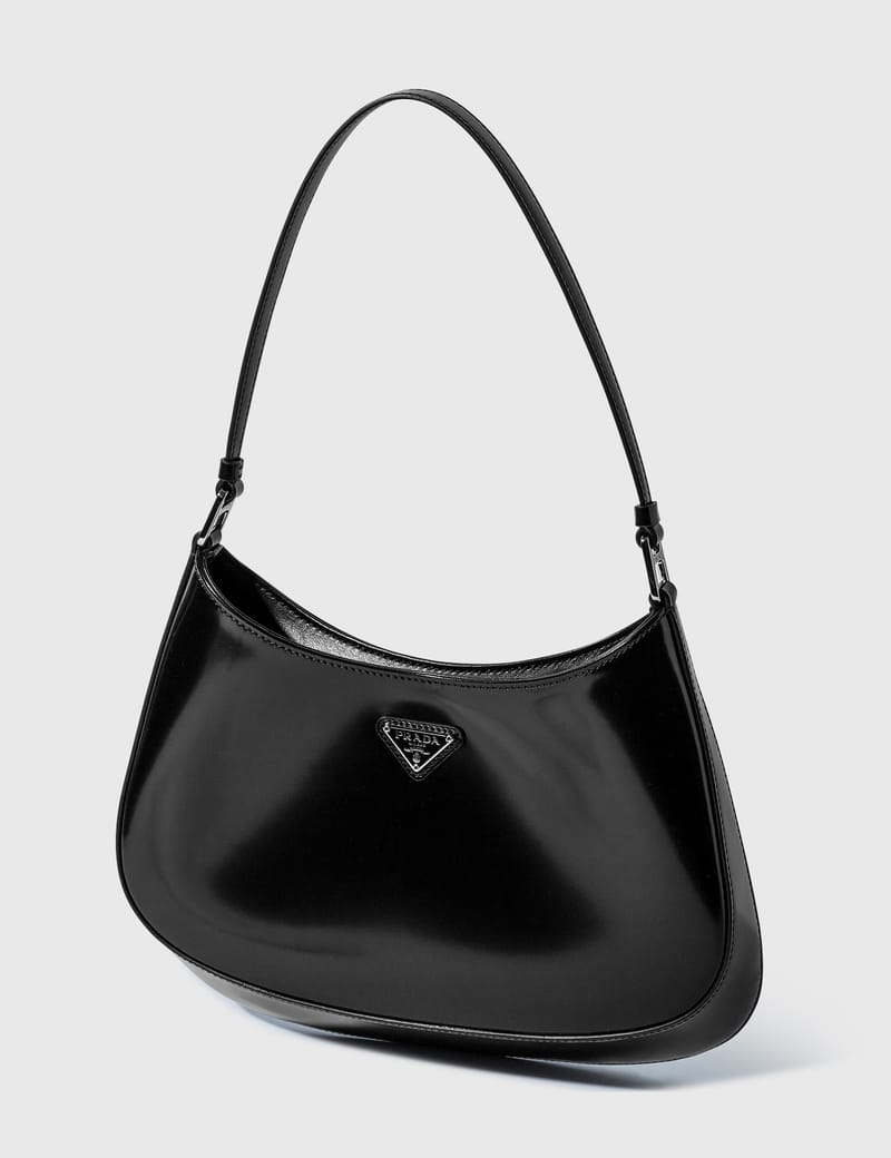 Prada Cleo Brushed Leather Shoulder Bag HBX