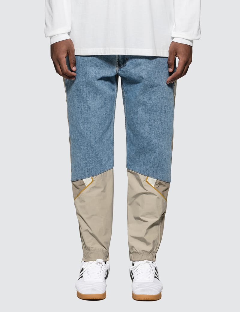 Martine Rose - Hybrid Denim Nylon Track Pants | HBX - ハイプ