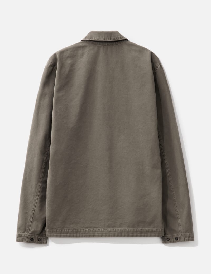 Stone Island Garment Dyed Overshirt in Walnut | FWRD