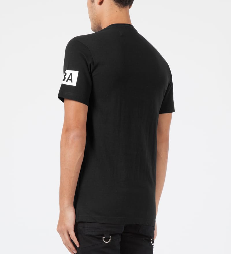 Hood By Air. - Black Box Logo S/S Double Zip T-Shirt | HBX