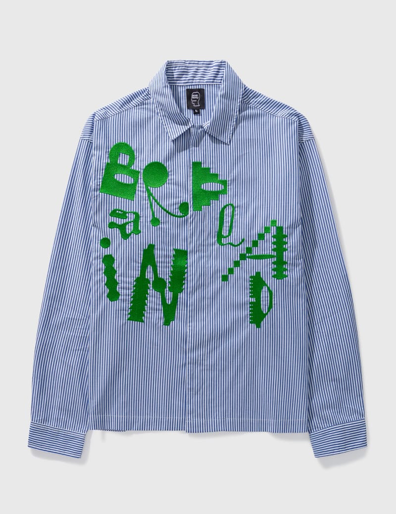 トップス BRAIN DEAD Gastromaniac Striped Shirt Brain Dead - GASTROMANIAC BUTTON UP SHIRT | HBX