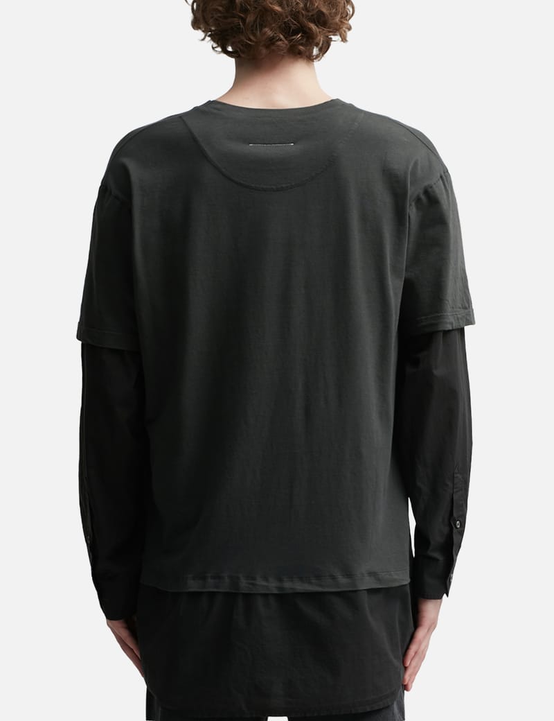 MM6 Maison Margiela - Hybrid T-shirt | HBX - Globally Curated