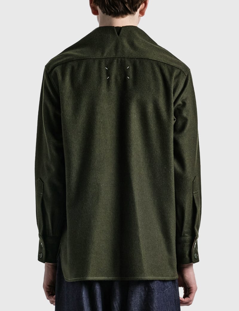 Maison Margiela - トロンプルイユ オーバーシャツ | HBX Maison Margiela - トロンプルイユ オーバーシャツ | HBX