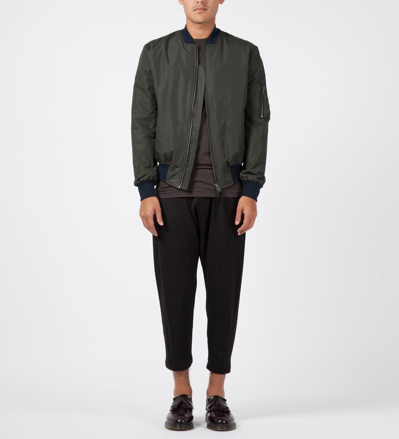 SILENT DAMIR DOMA - Charcoal Jiolas Bomber Jacket | HBX