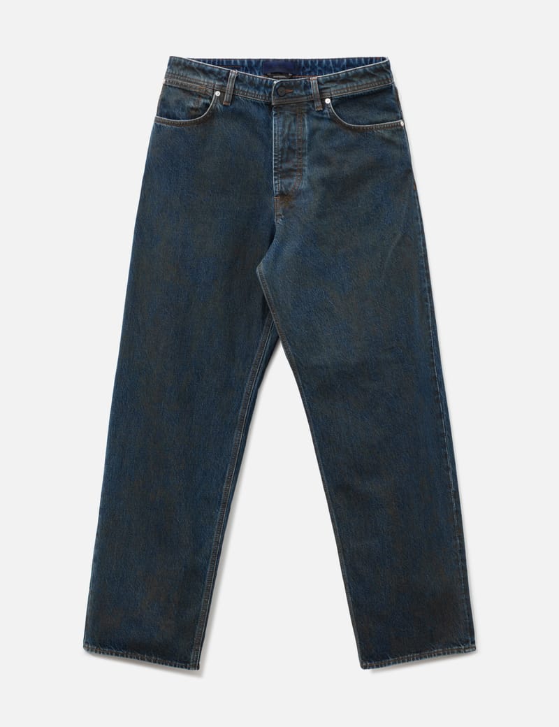 ストーンアイランド DENIM-RINSED 新品同様　26春夏 laser-pigment-indigo-loose-fit