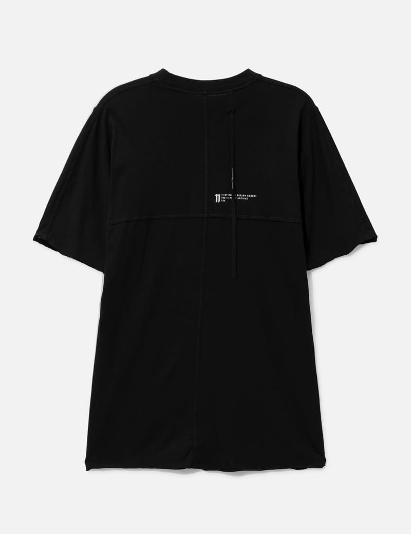 【関税込み】11 by Boris Bidjan Saberi Tシャツ 11 By Boris Bidjan Saberi // Cross T-Shirt // Black (XS