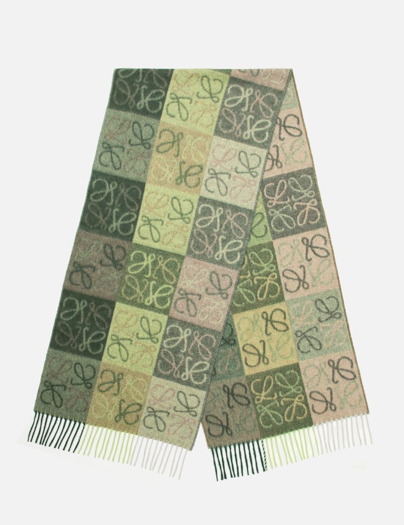 Loewe - Checkerboard Scarf | HBX - Globally Curated Fashion
