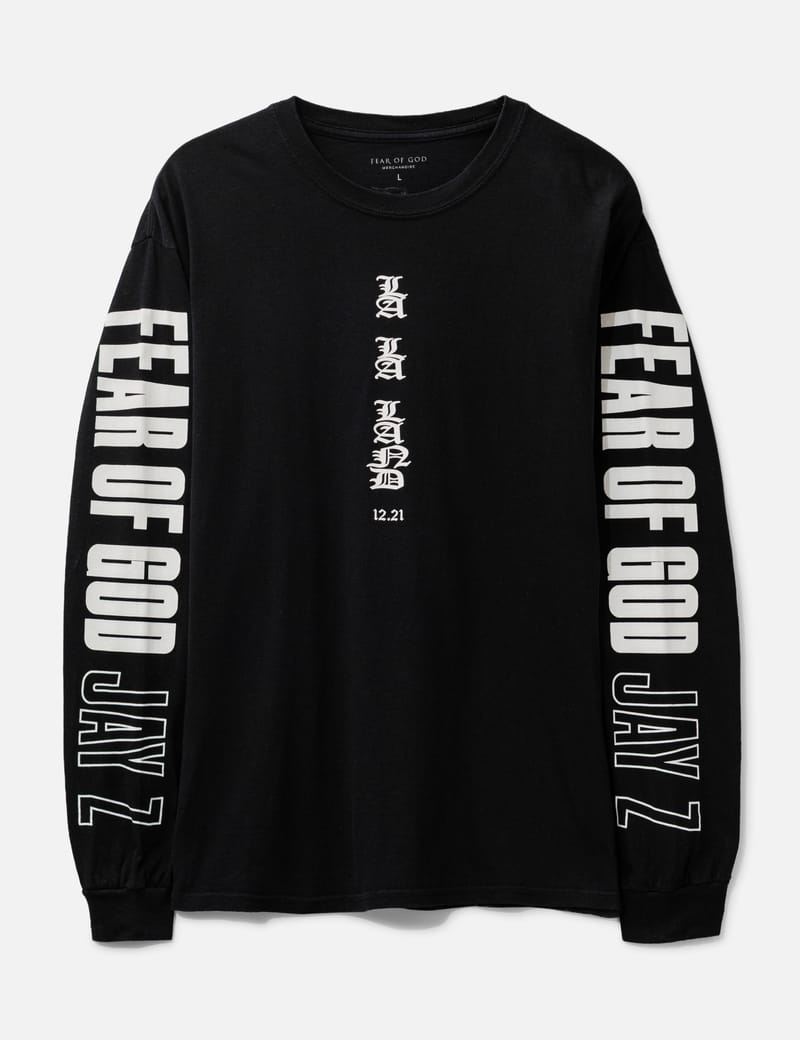 Fear of God Jay-Z 4:44 Long Sleeve T-Shirt - Black, excellent