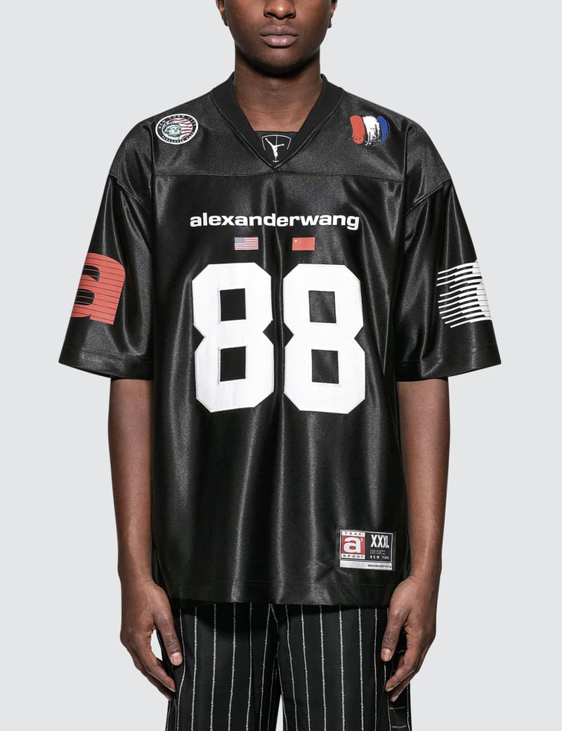 Alexander Wang - High Shine Football Jersey | HBX - ハイプビースト 